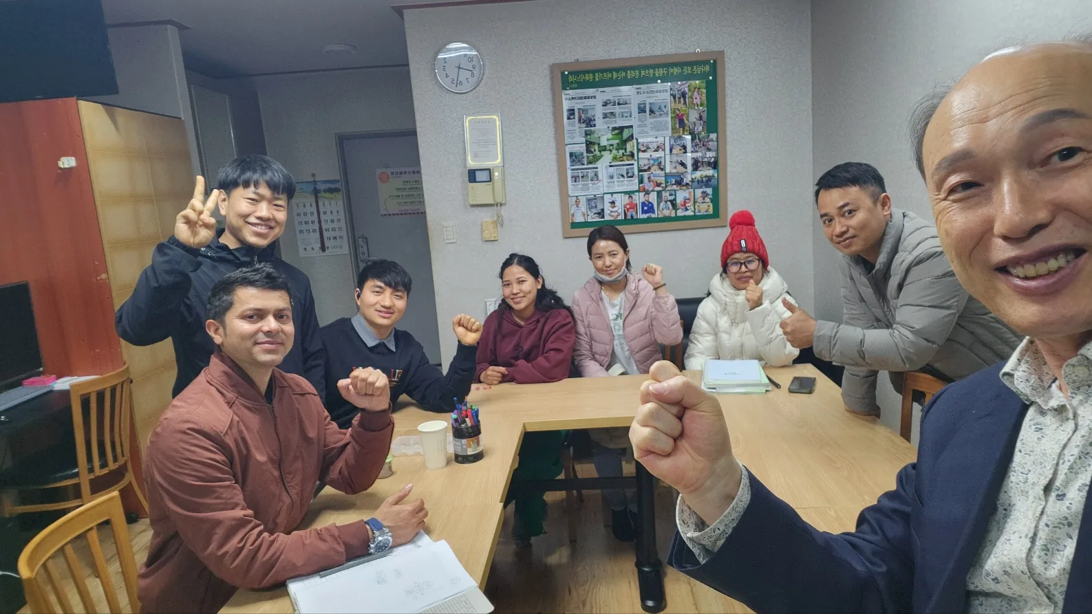 거제 한화오션 네팔 근로자 한국어 교육 현장